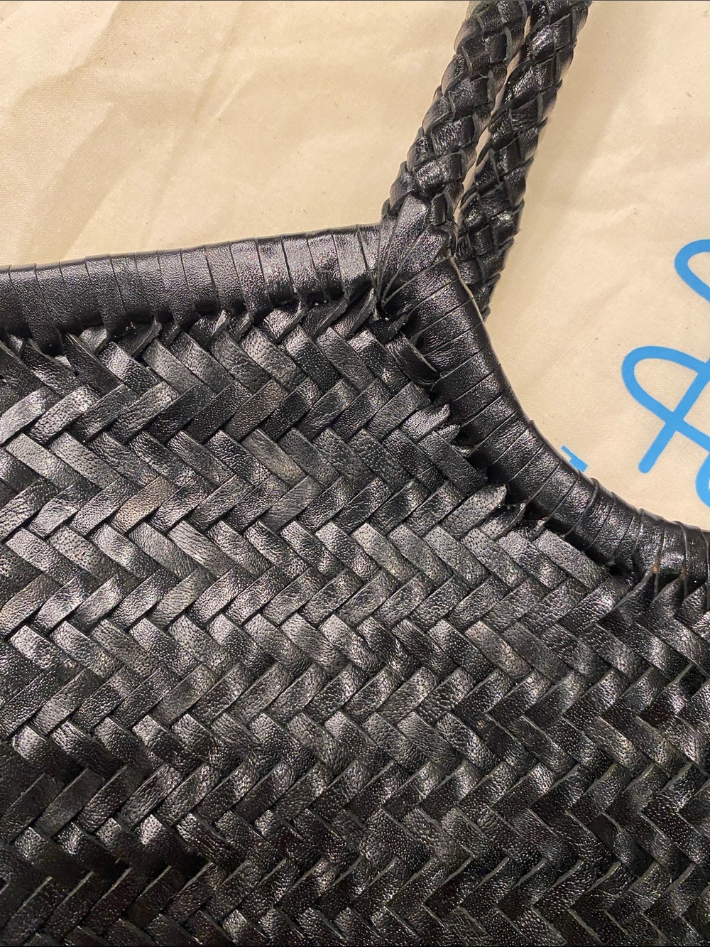 Dragon Diffusion Black Woven Tote Bag - Picture 7 of 8